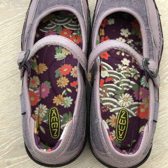 Keens Purple Summer Golden Mary Janes - Picture 8 of 9